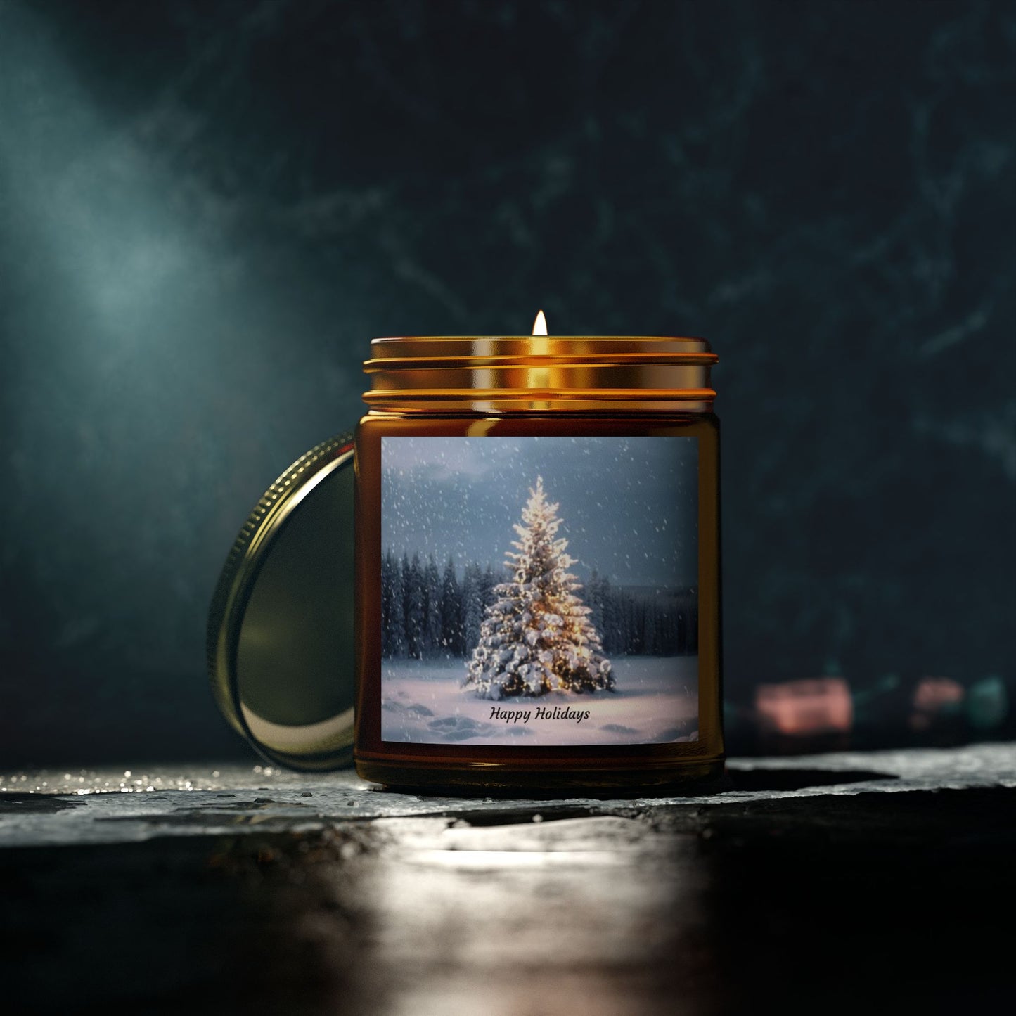 Holiday Scented Candles | Cozy Winter Home Decor, Festive Aromatherapy, Christmas Candle