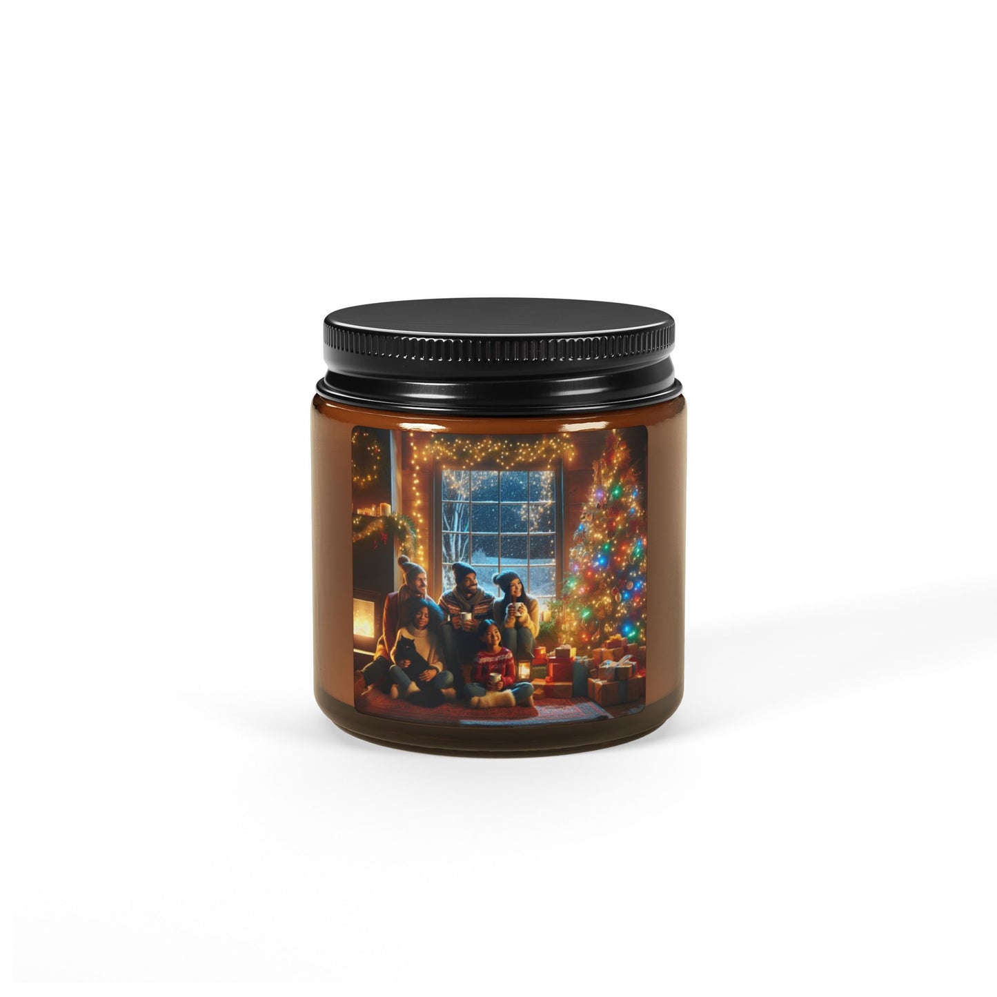 Cozy Holiday Scented Soy Candle | Perfect for Home Décor, Gifts, Christmas, Relaxation, Aromatherapy, Multi-Size Options
