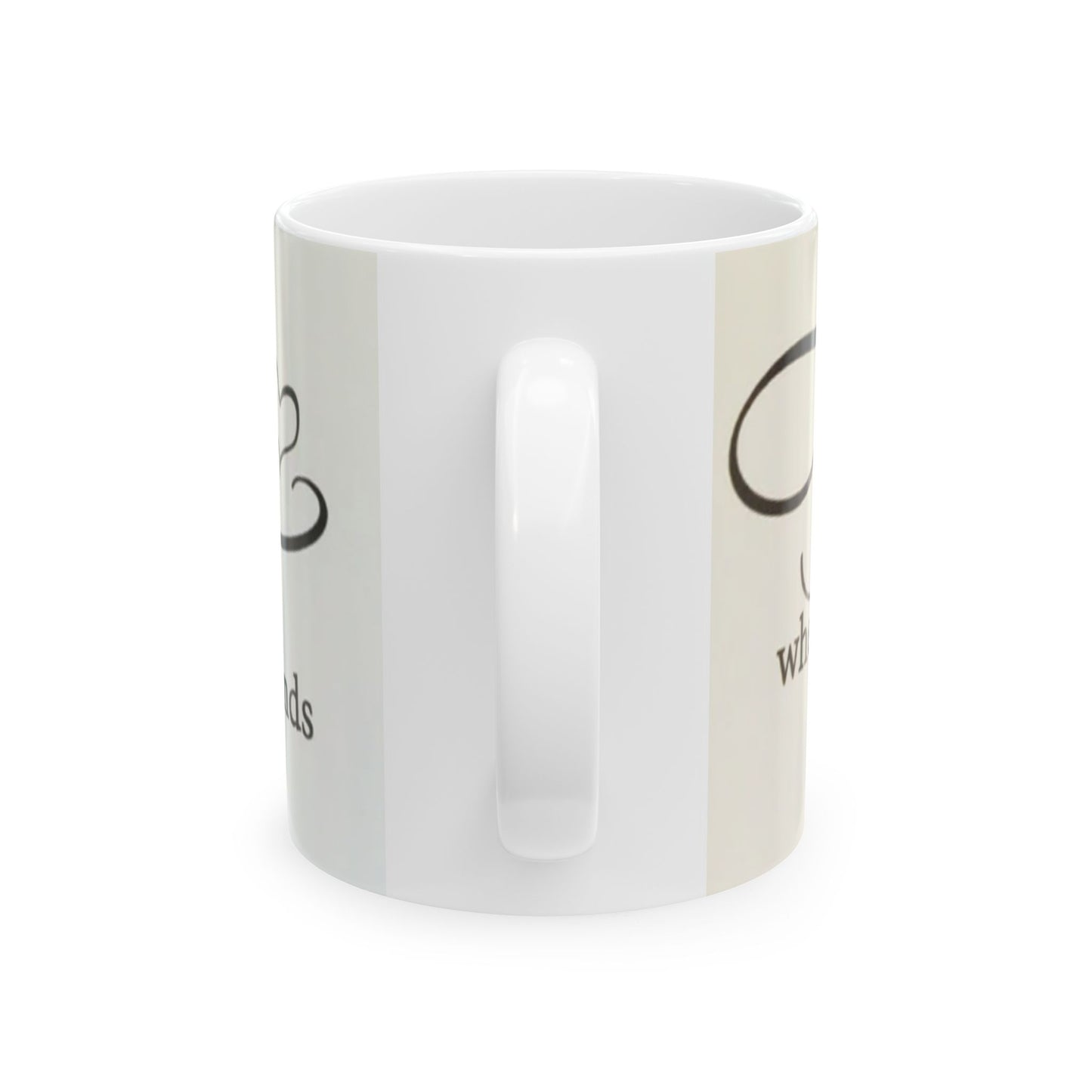 Family Quote Ceramic Mug, Inspirational Coffee Cup, Gift for Mom, Home Decor