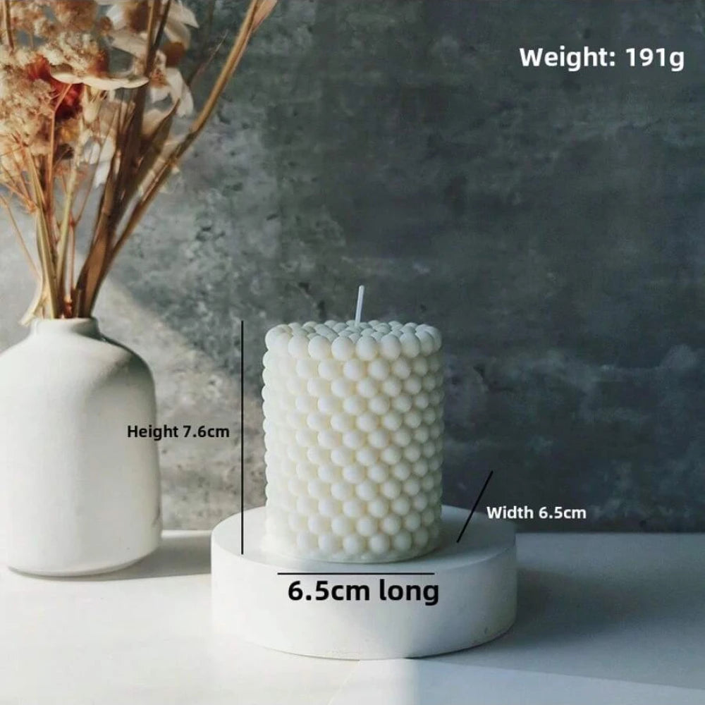 1PC Candle Geometric Column, Decorative Centerpiece, Birthday, Best friend Gift, Cute Aromatherapy Home Decoration