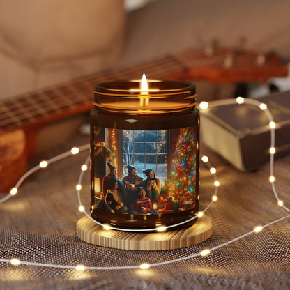 Cozy Holiday Scented Soy Candle | Perfect for Home Décor, Gifts, Christmas, Relaxation, Aromatherapy, Multi-Size Options