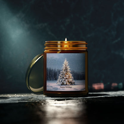 Holiday Scented Candles | Cozy Winter Home Decor, Festive Aromatherapy, Christmas Candle
