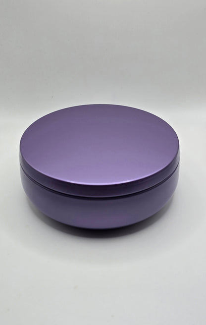 Elegant 16 oz Purple Tin Candles