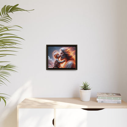 Framed Matte Spiritual Canvas Jesus Art, Religious Gift, Christian Art, Inspirational Home Decor. (Multiple sizes)
