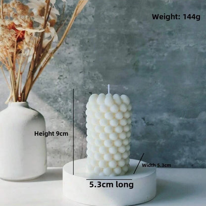 1PC Candle Geometric Column, Decorative Centerpiece, Birthday, Best friend Gift, Cute Aromatherapy Home Decoration
