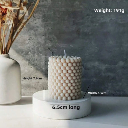 1PC Candle Geometric Column, Decorative Centerpiece, Birthday, Best friend Gift, Cute Aromatherapy Home Decoration