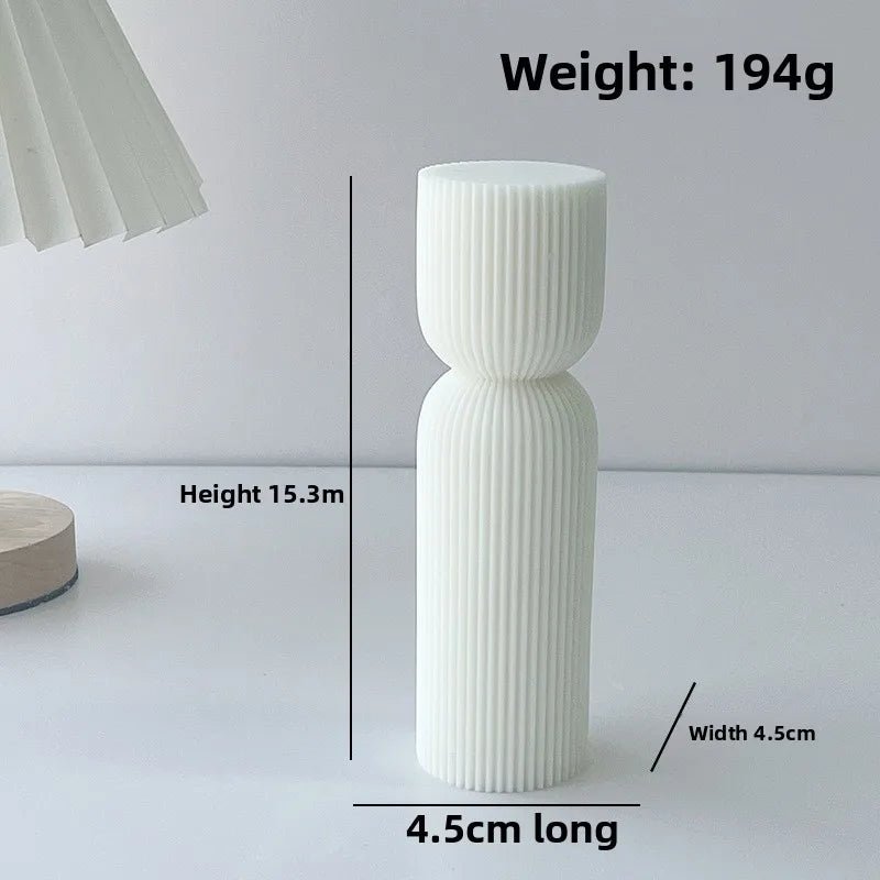 1PC Candle Geometric Column, Decorative Centerpiece, Birthday, Best friend Gift, Cute Aromatherapy Home Decoration