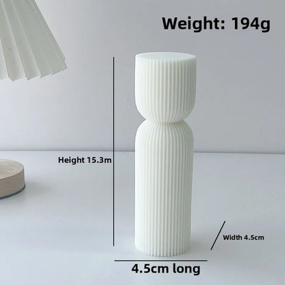 1PC Candle Geometric Column, Decorative Centerpiece, Birthday, Best friend Gift, Cute Aromatherapy Home Decoration
