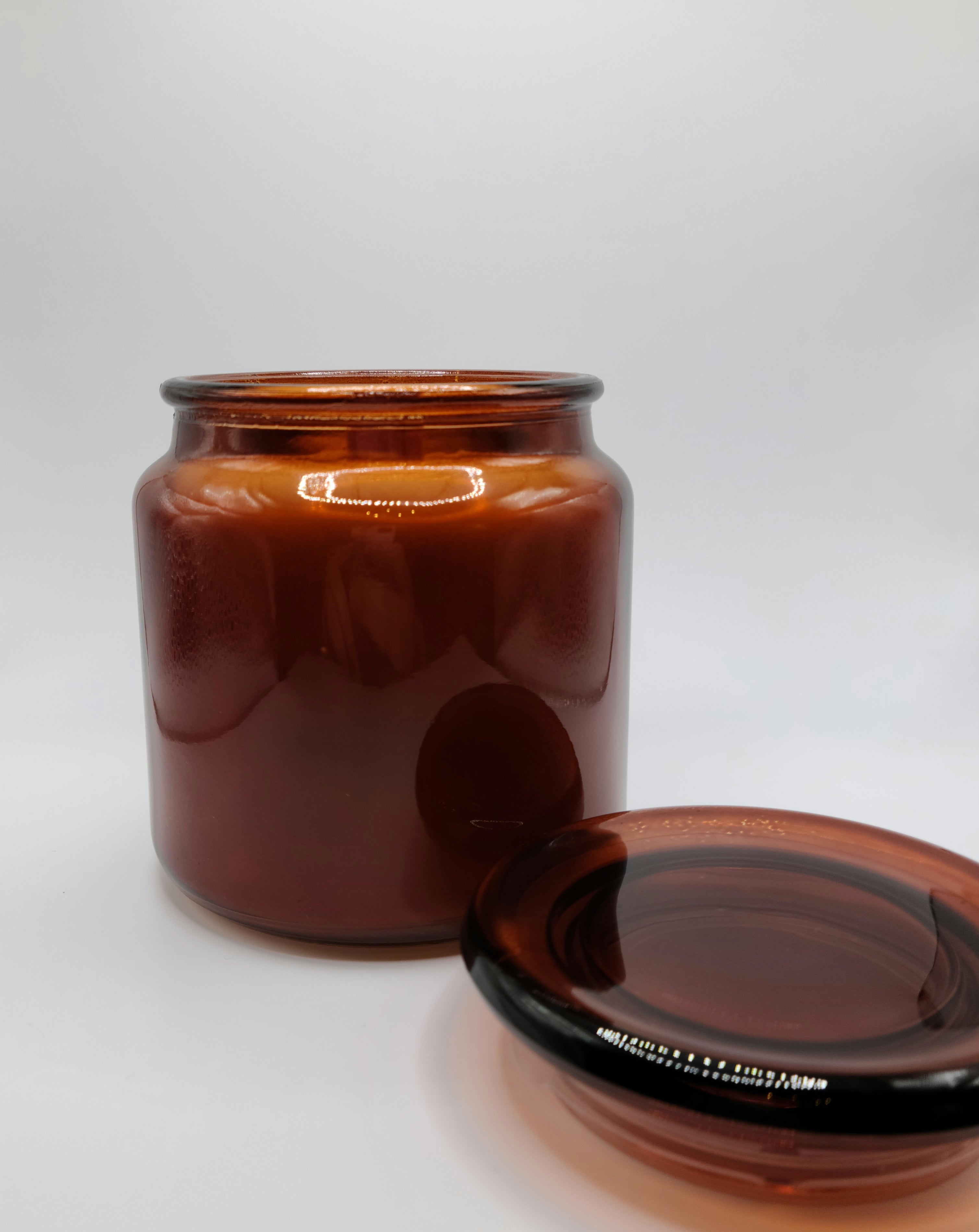 16 oz Amber Glass Candle – Mandy's Handcrafted Candles