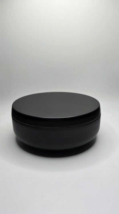 16 oz Matted Black Tin Candles