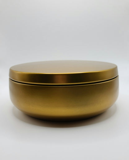 Elegant 16 oz Gold Tin Candles