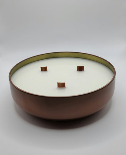 Elegant 16 oz Copper Tin Candles