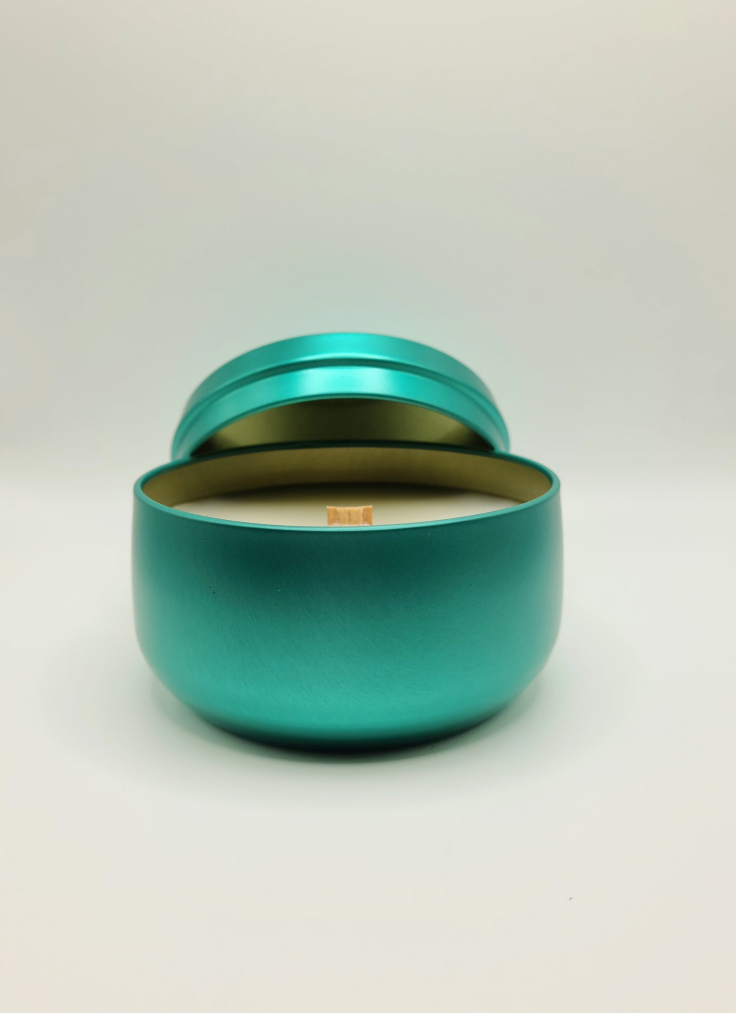 Teal Tin Cans With Lids | 8oz, 12Pack for Candles, Arts & Crafts